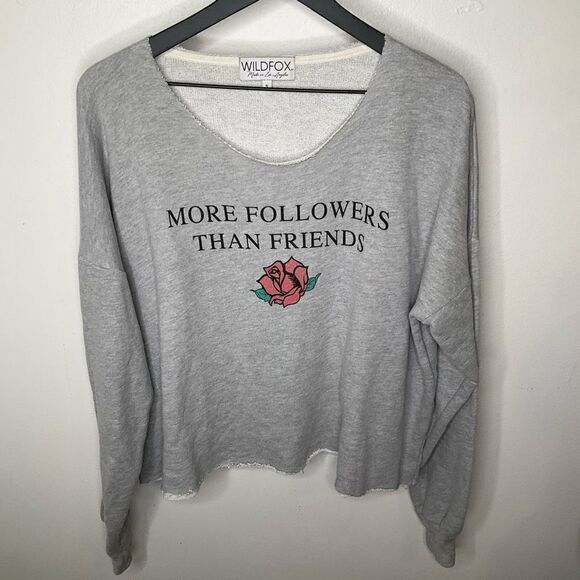 Wildfox Followers than Friends Sweatshirt - Picture 3 of 6